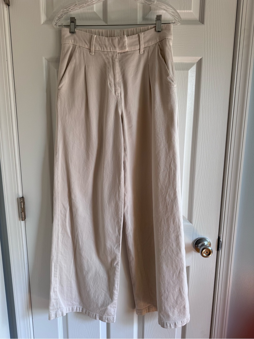 AE stretch wide leg trousers